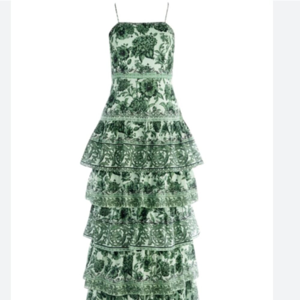 alice + olivia Valencia Spaghetti Strap Maxi Dress